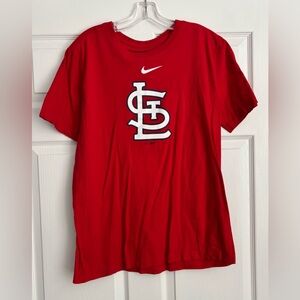 Nike Men’s Cotton MLB T-Shirt with St. Louis Logo, Size L